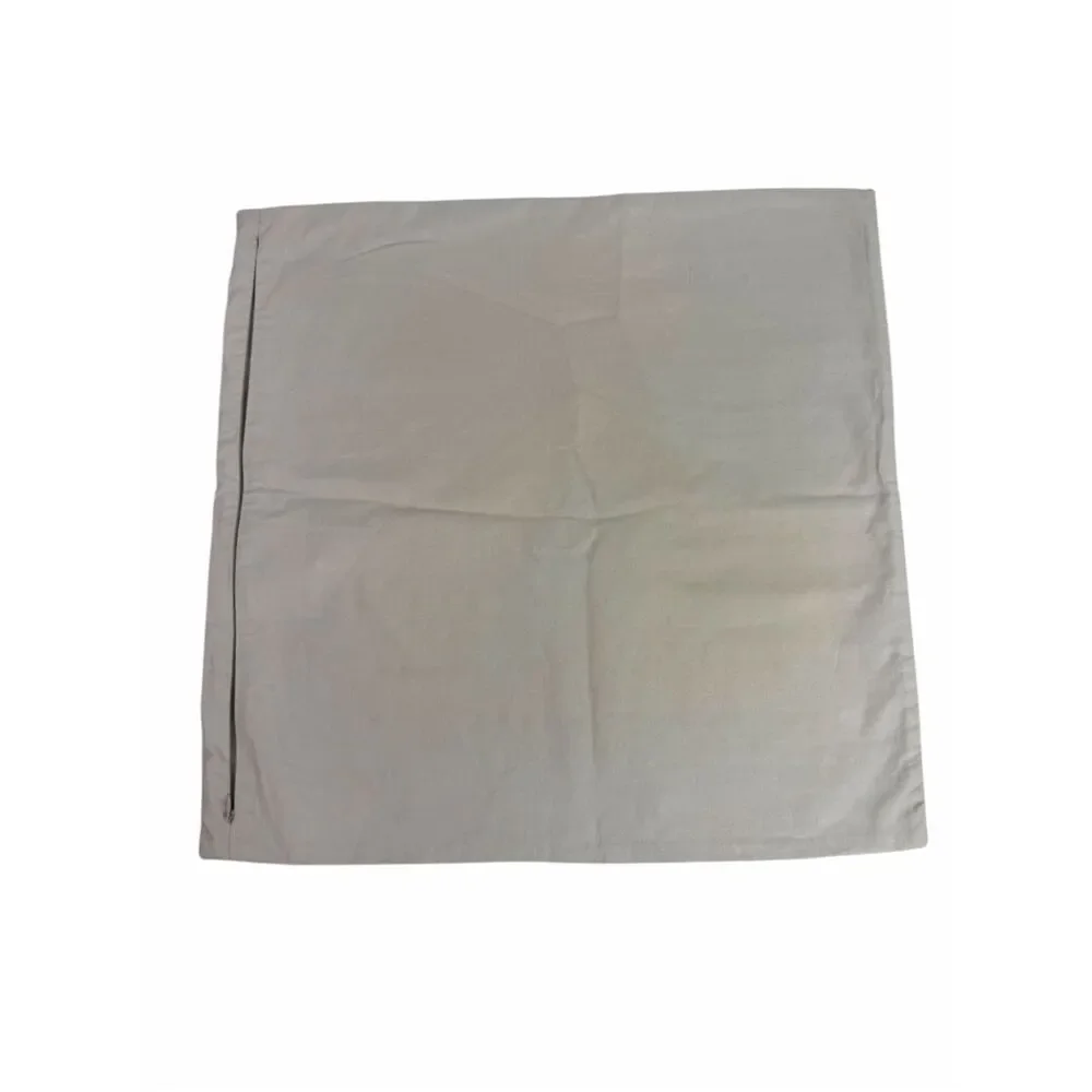 Simply Vera Wang Throw Pillow COVER 20 X 20 Tan Cream circle accents